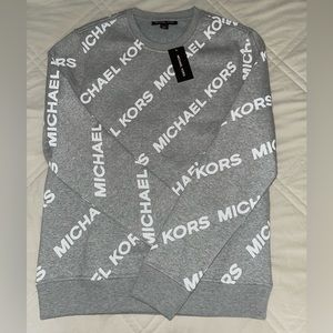 Michael Kors NWT logo crew neck sweatshirt size Medium